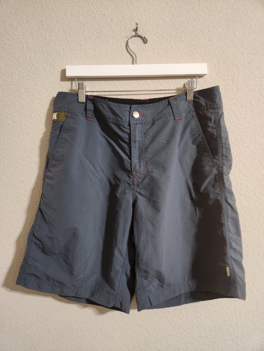 Howler Bros Waterman’s Work Shorts Men’s 34 Ripstop Nylon Blue 10" inseam